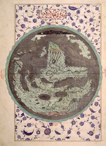 Map of the World, from a copy of Zubdat al-Tawarikh, of The Cream of Histories by Ottoman School